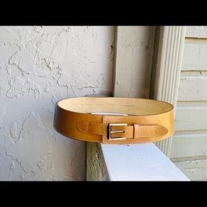 Ellen tracy genuine leather waist belt
